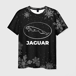 Мужская футболка Снежный Jaguar