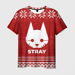 Мужская футболка Новогодний Stray