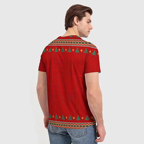 Мужская футболка Inter new year / 3D-принт – фото 4