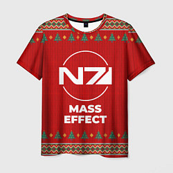 Мужская футболка Mass Effect new year