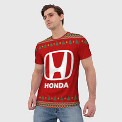 Футболка мужская Honda new year, цвет: 3D-принт — фото 2