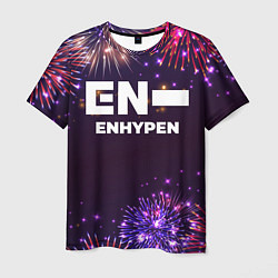Мужская футболка Праздничный Enhypen