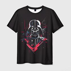 Мужская футболка Darth Vader on black