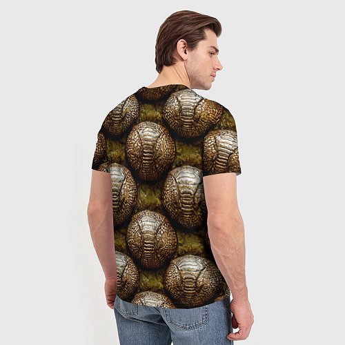 Мужская футболка Броненосцы / 3D-принт – фото 4