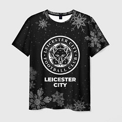 Мужская футболка Снежный Leicester City