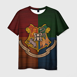 Мужская футболка Hogwarts emblem