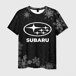 Мужская футболка Снежный Subaru