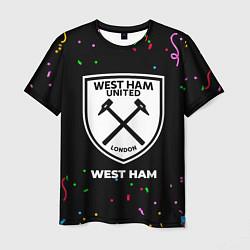 Мужская футболка West Ham конфети