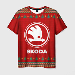 Мужская футболка Skoda new year