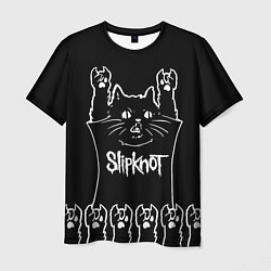 Мужская футболка Slipknot: cat rock