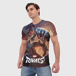 Футболка мужская Персонажи Marvel rivals, цвет: 3D-принт — фото 2