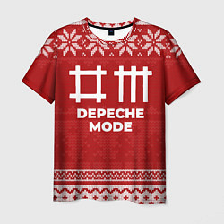 Мужская футболка Новогодний Depeche Mode