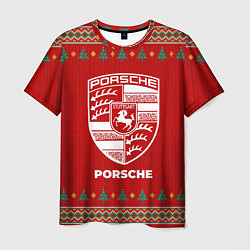 Мужская футболка Porsche new year