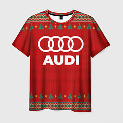 Мужская футболка Audi new year