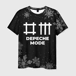 Мужская футболка Снежный Depeche Mode