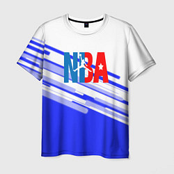 Мужская футболка NBA geometry steel