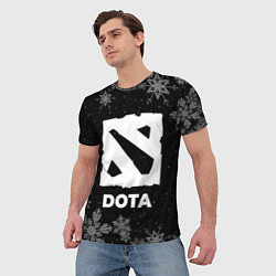 Футболка мужская Снежный Dota, цвет: 3D-принт — фото 2