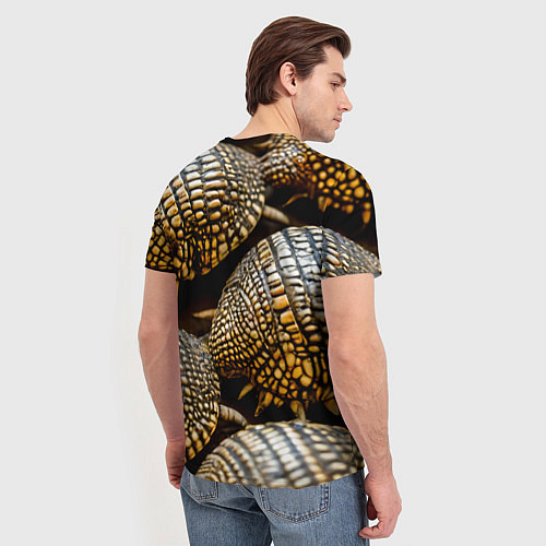 Мужская футболка Панцири броненосцев / 3D-принт – фото 4
