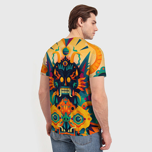 Мужская футболка Китайский монстр / 3D-принт – фото 4