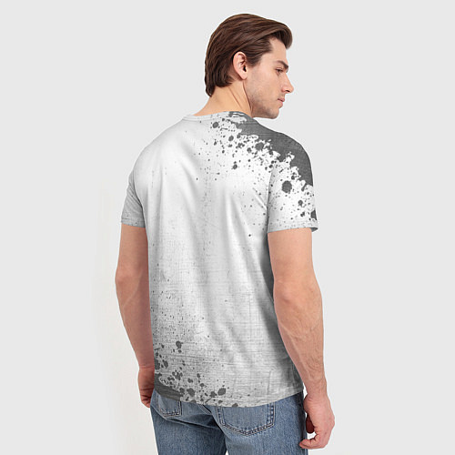 Мужская футболка Bring Me the Horizon - white gradient вертикально / 3D-принт – фото 4