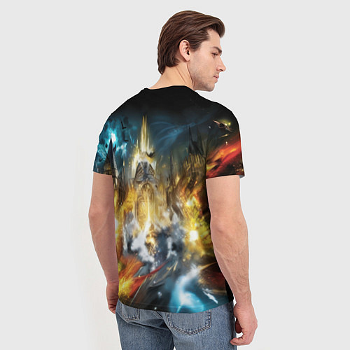 Мужская футболка Гарри Поттер и магия / 3D-принт – фото 4