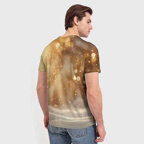 Мужская футболка Довольная рыжая лисичка / 3D-принт – фото 4