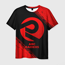 Футболка мужская ARC Raiders - red gradient, цвет: 3D-принт