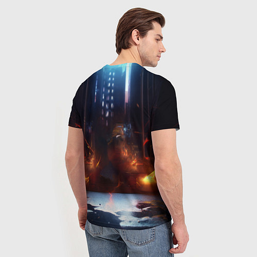 Мужская футболка Пикачу на диджейской стойке / 3D-принт – фото 4