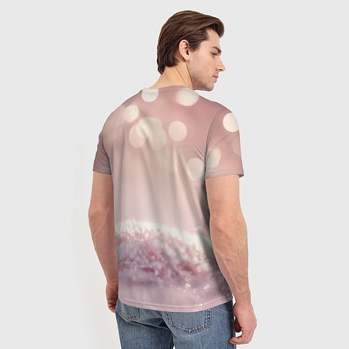 Мужская футболка Влюбленные белочки с сердечком / 3D-принт – фото 4
