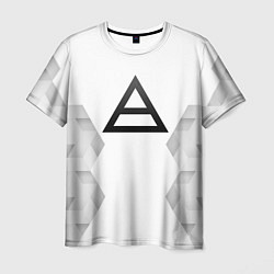 Мужская футболка Thirty Seconds to Mars white poly