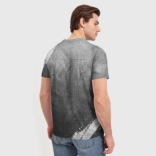 Мужская футболка Hunter x Hunter - grey gradient / 3D-принт – фото 4