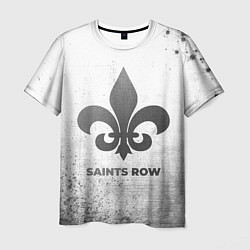 Мужская футболка Saints Row - white gradient