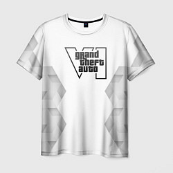 Мужская футболка GTA6 white poly