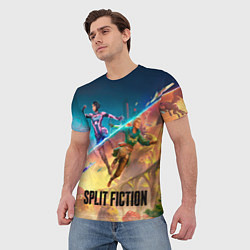 Футболка мужская Главные герои Split fiction, цвет: 3D-принт — фото 2