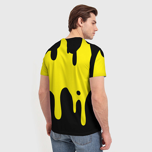 Мужская футболка Нирвана потёки краски / 3D-принт – фото 4