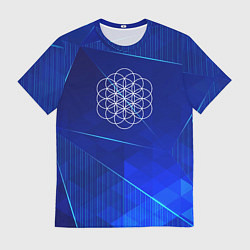 Мужская футболка Coldplay blue poly