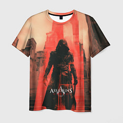 Мужская футболка Assassins Creed black ninja