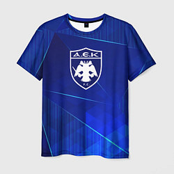 Мужская футболка AEK Athens blue poly