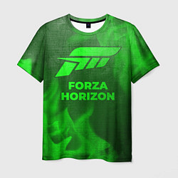 Мужская футболка Forza Horizon - green gradient