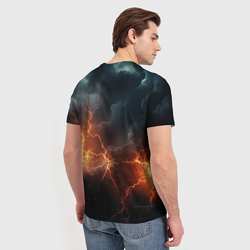 Мужская футболка Stronghold сrusader небесная мощь / 3D-принт – фото 4