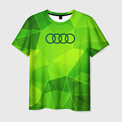 Мужская футболка Audi green poly