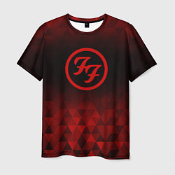 Мужская футболка Foo Fighters red poly