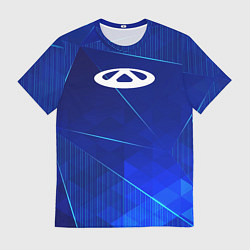 Мужская футболка Chery blue poly