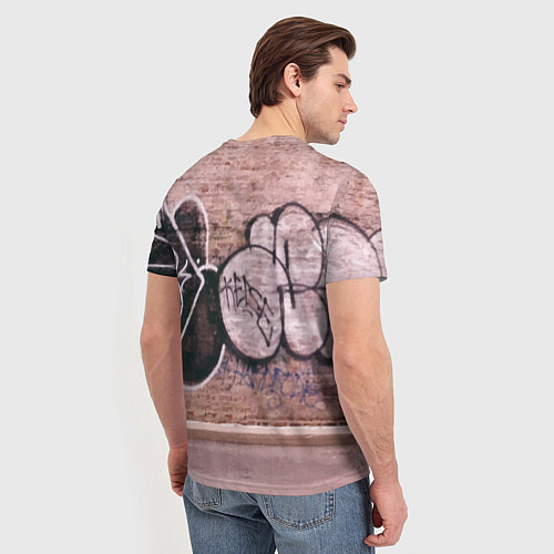 Мужская футболка Уличный лисёнок на своём районе / 3D-принт – фото 4