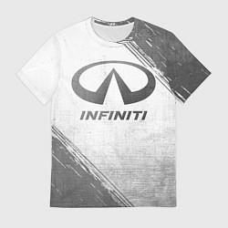 Мужская футболка Infiniti - white gradient