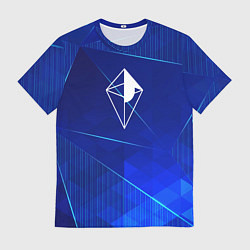 Мужская футболка No Mans Sky blue poly