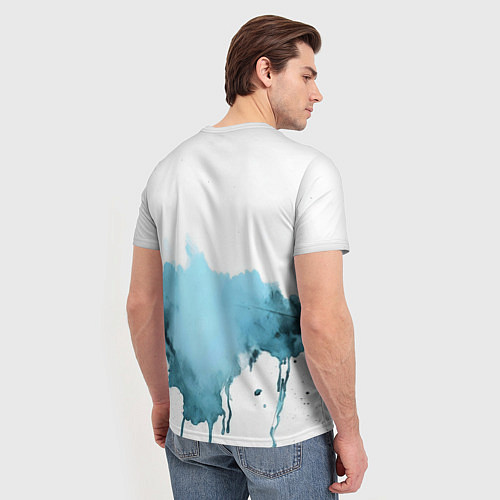 Мужская футболка Голова Джокера и краска / 3D-принт – фото 4