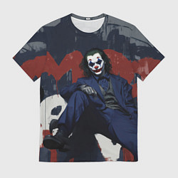Мужская футболка Джокер в синем костюме