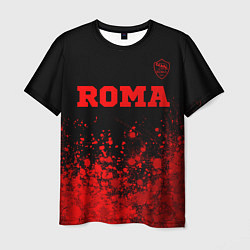 Футболка мужская Roma - red gradient посередине, цвет: 3D-принт