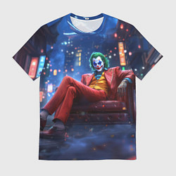 Мужская футболка Джокер в кресле